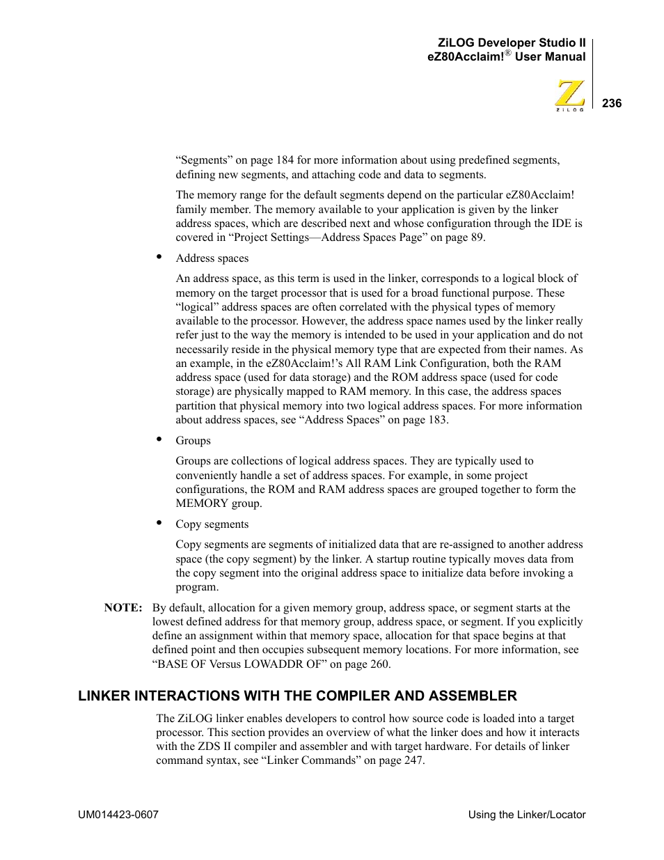 Zilog EZ80F916 User Manual | Page 256 / 469