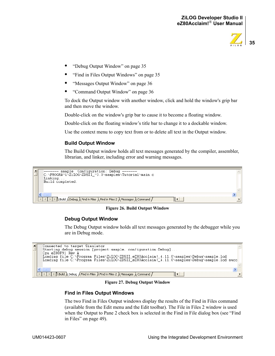 Zilog EZ80F916 User Manual | Page 55 / 469