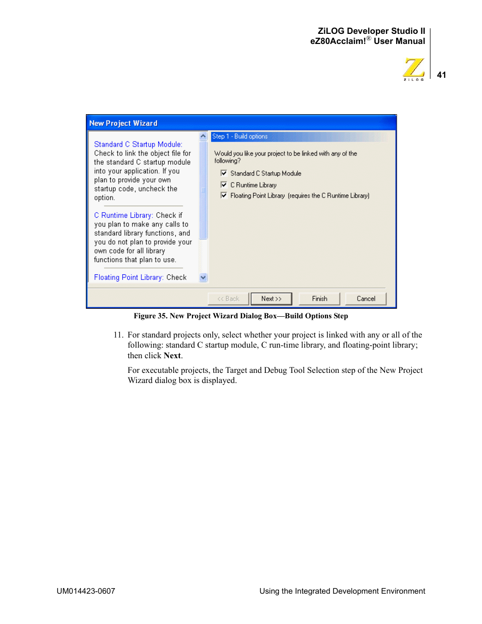 Zilog EZ80F916 User Manual | Page 61 / 469