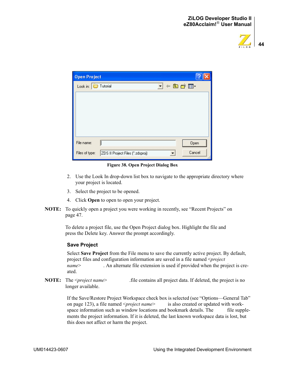 Zilog EZ80F916 User Manual | Page 64 / 469