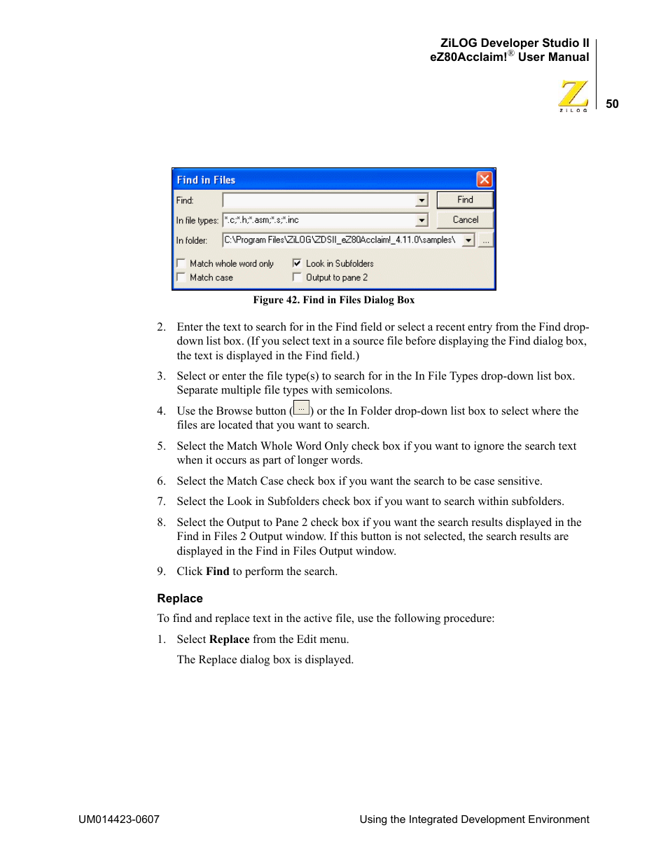 Zilog EZ80F916 User Manual | Page 70 / 469