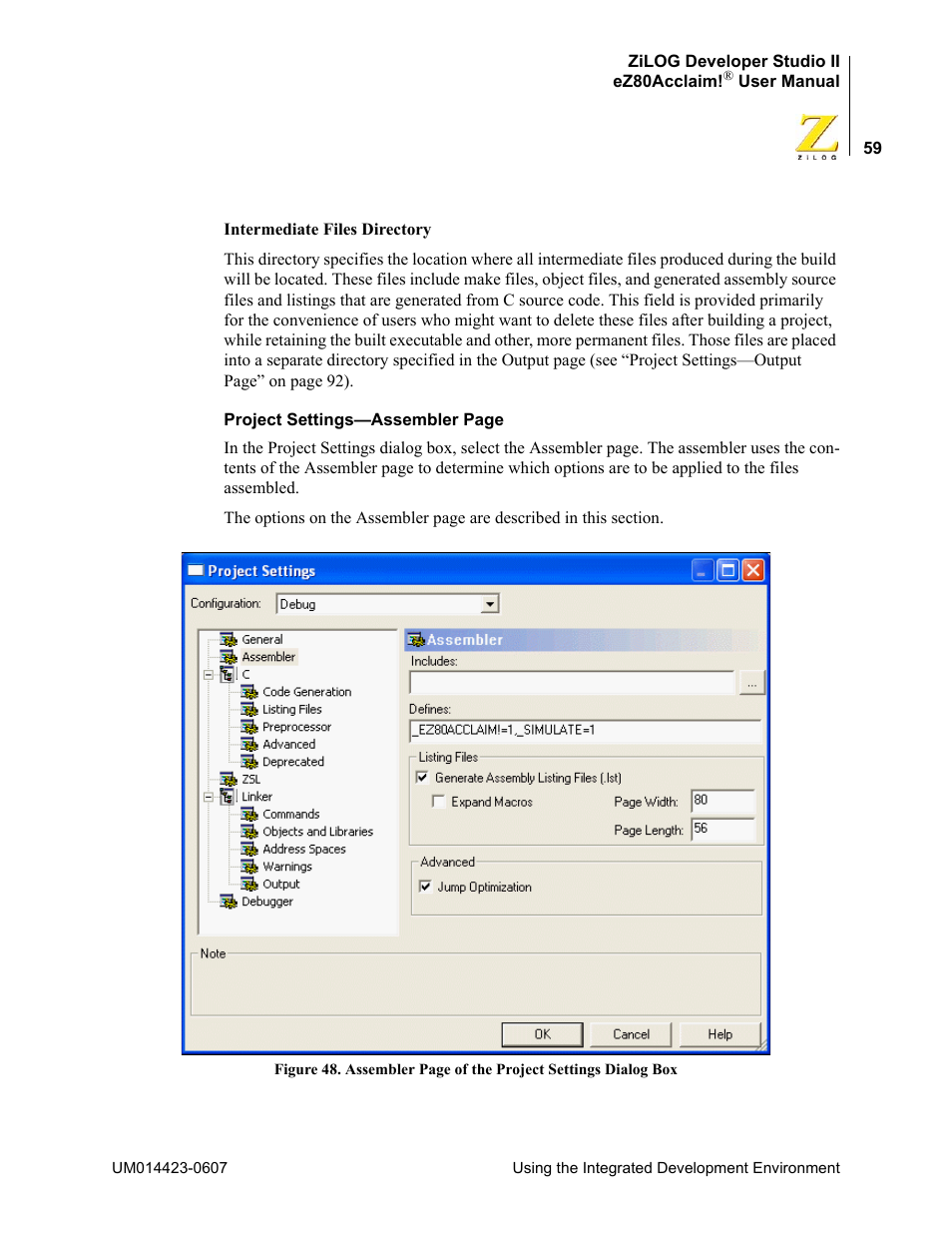 Zilog EZ80F916 User Manual | Page 79 / 469