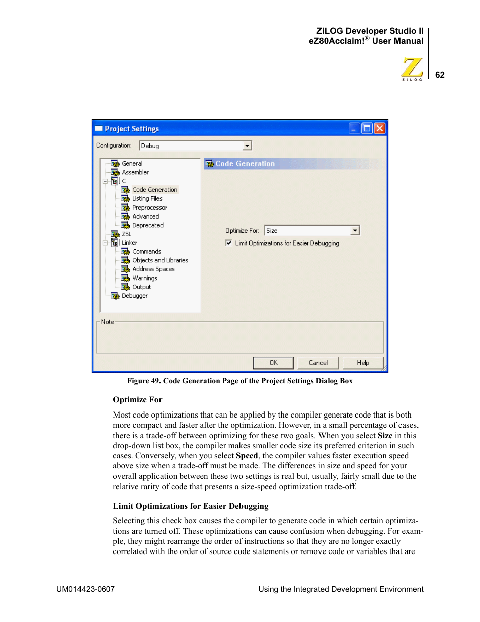 Zilog EZ80F916 User Manual | Page 82 / 469