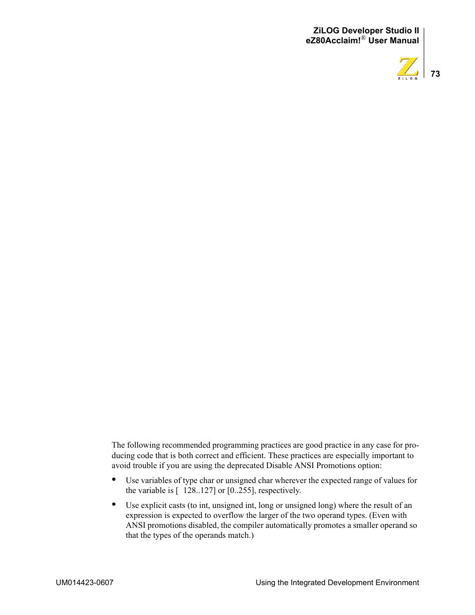 Zilog EZ80F916 User Manual | Page 93 / 469