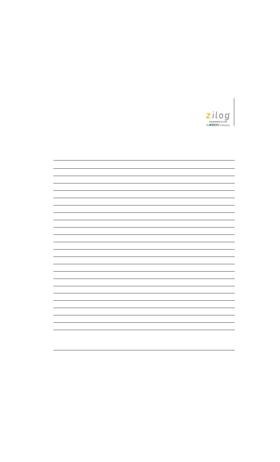 Zilog EZ80F916 User Manual | Page 22 / 41