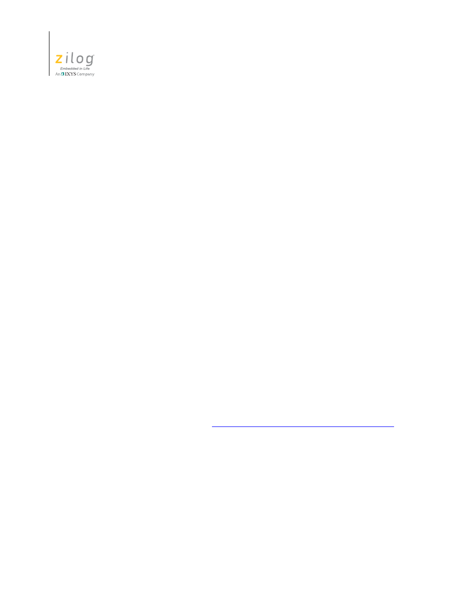 Zilog EZ80F91AZA User Manual | Page 34 / 40