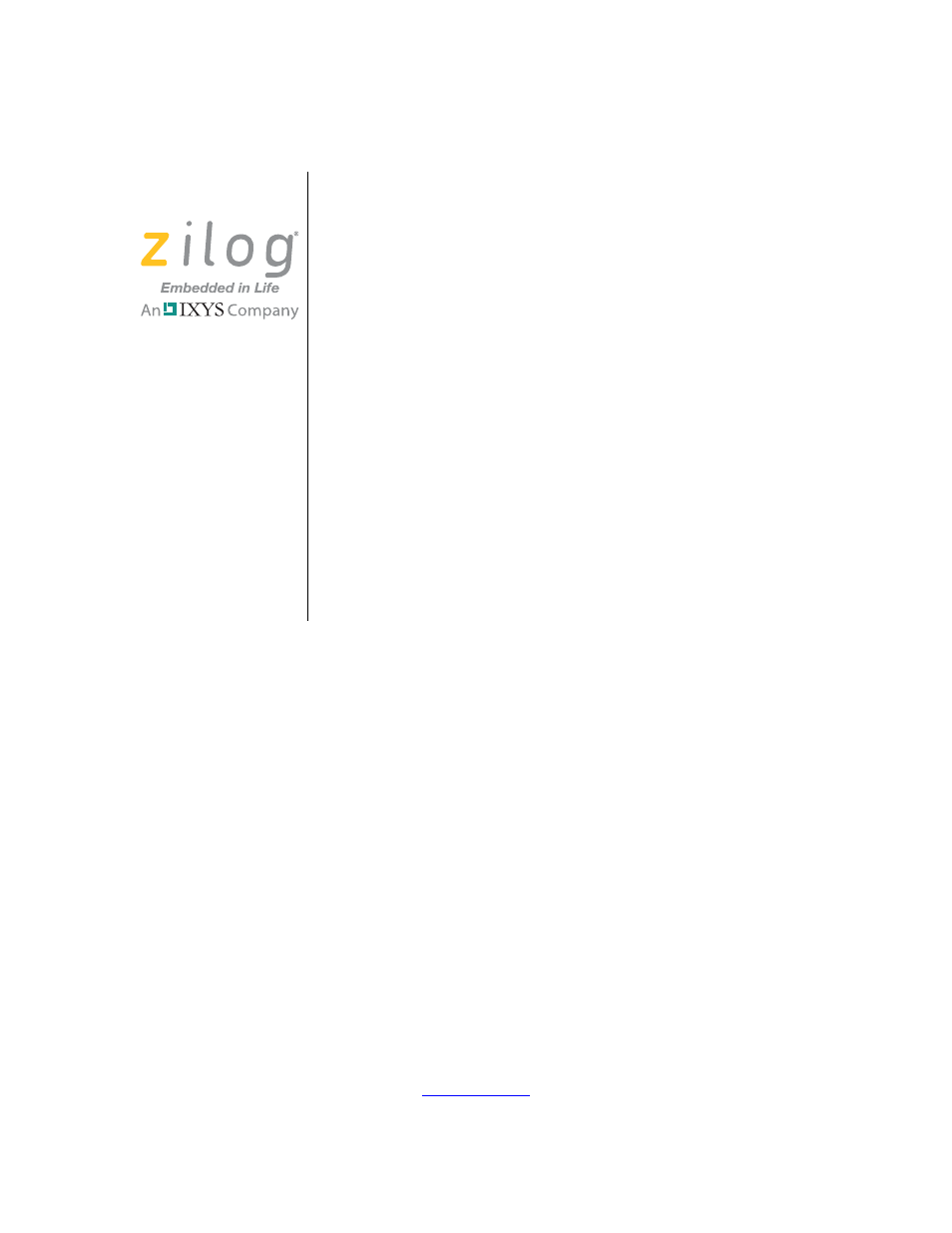 Zilog EZ80F91AZA User Manual | 26 pages