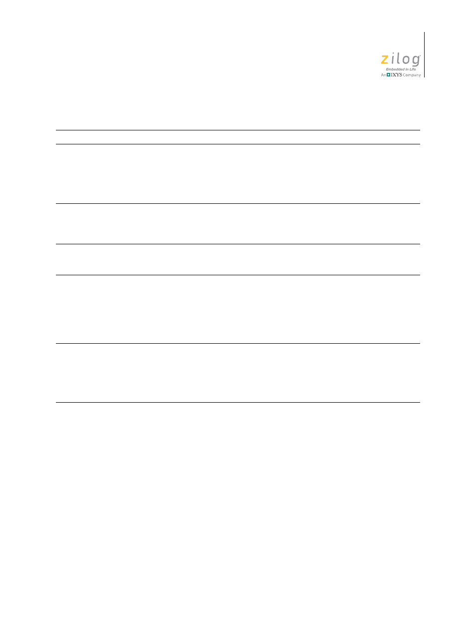 Zilog EZ80F91AZA User Manual | Page 19 / 26