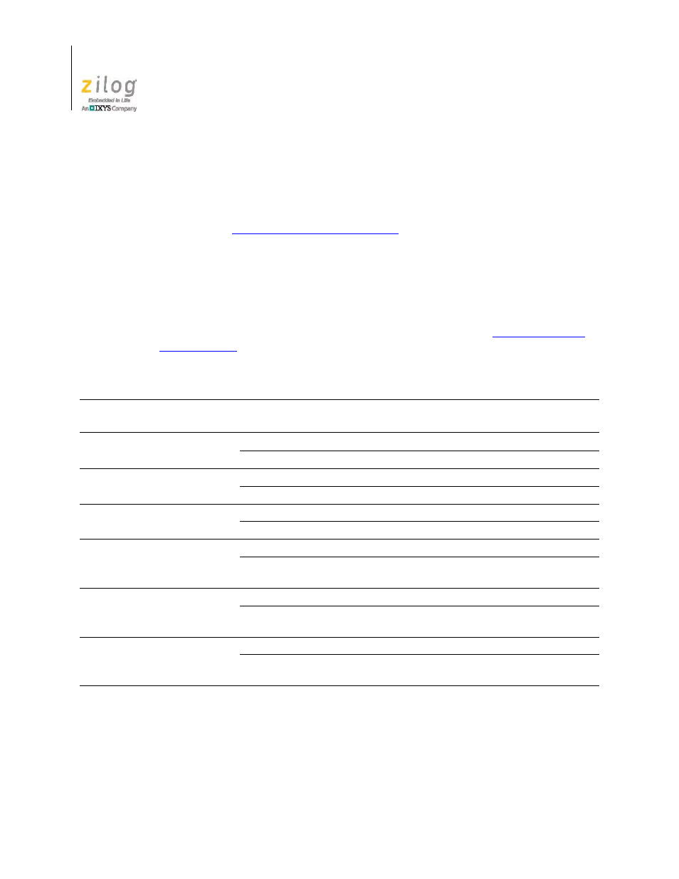 Jumper settings, Zilog developer studio, Ez80ac | Sted in, Table 2 | Zilog EZ80F91AZA User Manual | Page 26 / 34