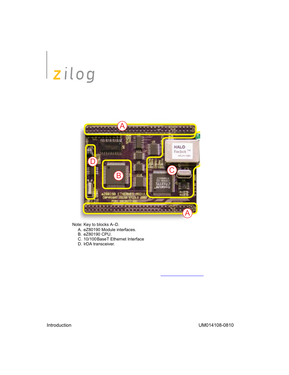Ac b d | Zilog EZ80190 User Manual | Page 10 / 87