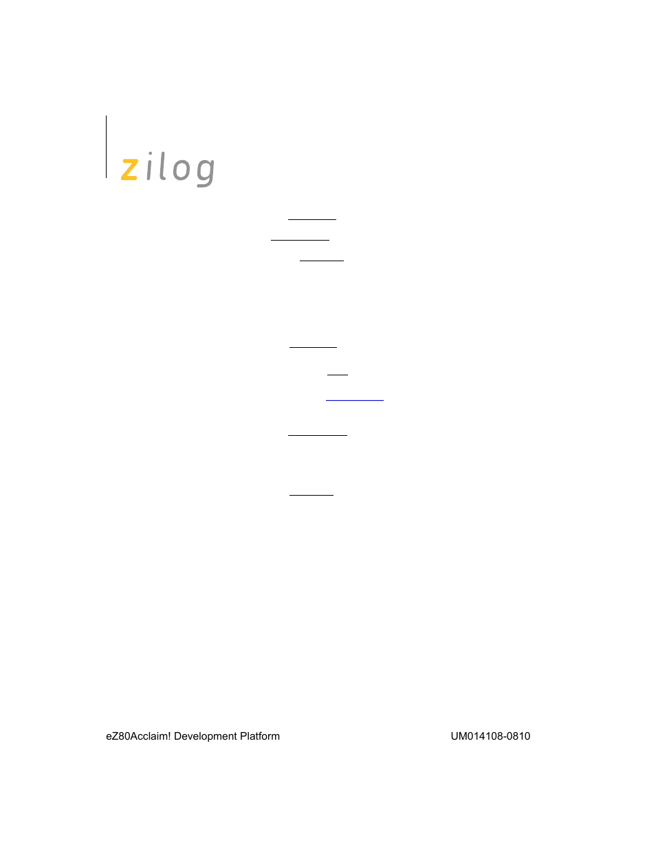 Application module interface | Zilog EZ80190 User Manual | Page 24 / 87