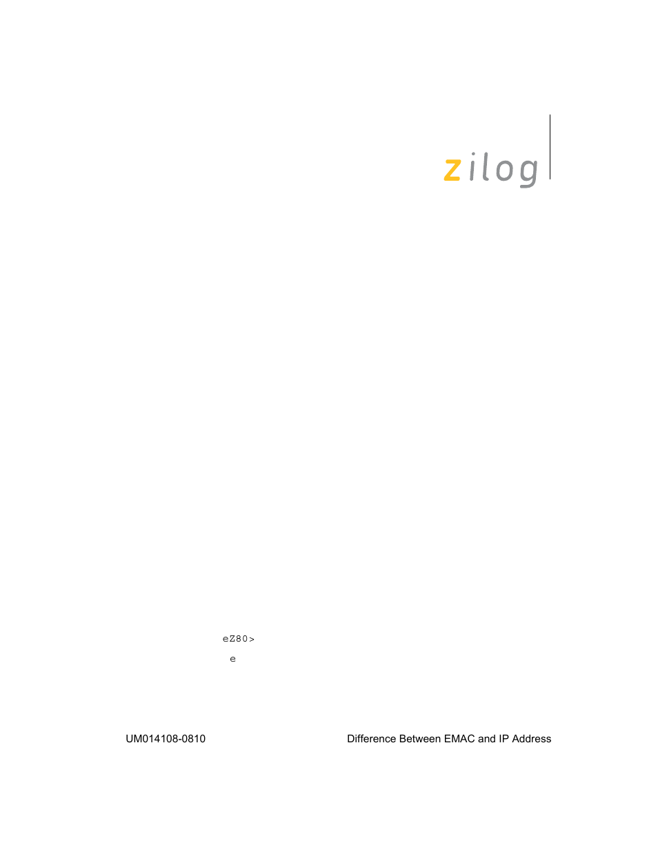 Ip address | Zilog EZ80190 User Manual | Page 63 / 87