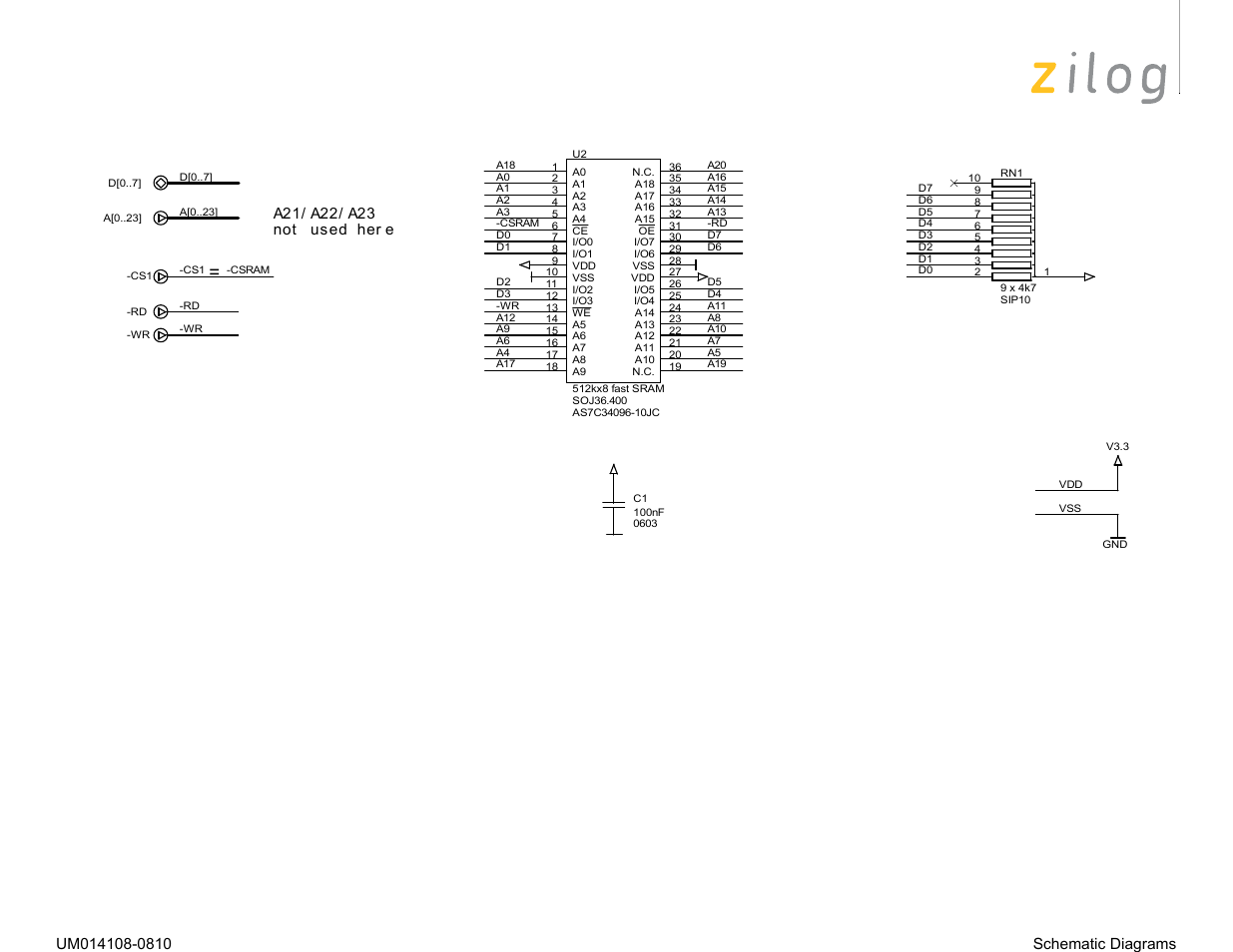 Zilog EZ80190 User Manual | Page 71 / 87