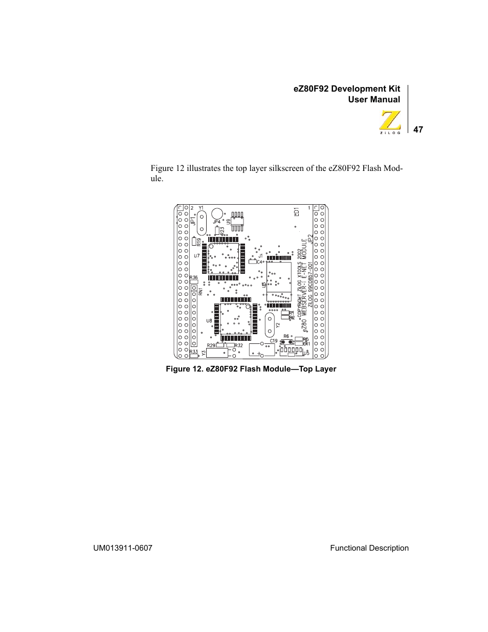 Zilog eZ80F92 User Manual | Page 51 / 87