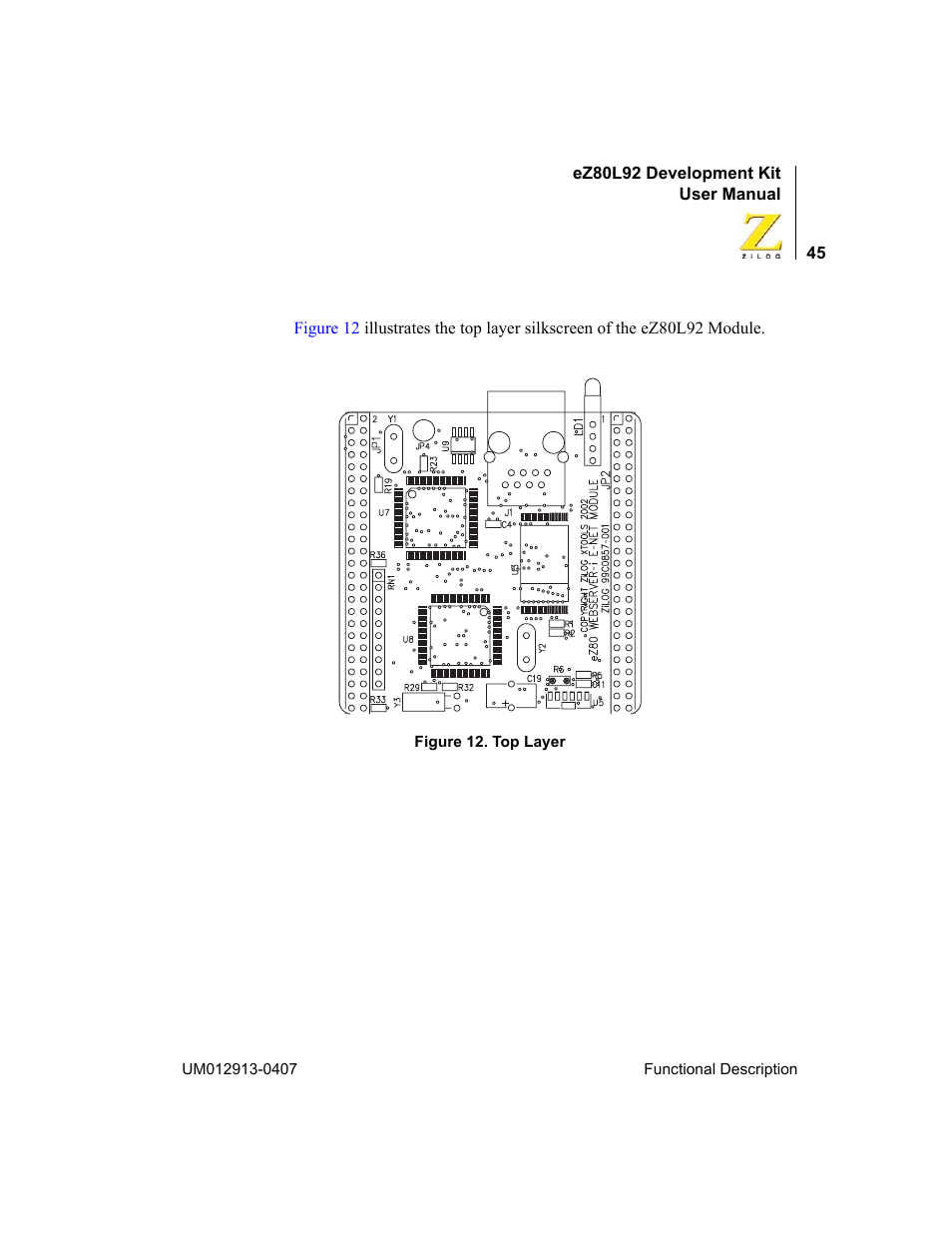 Zilog EZ80L92 User Manual | Page 49 / 86