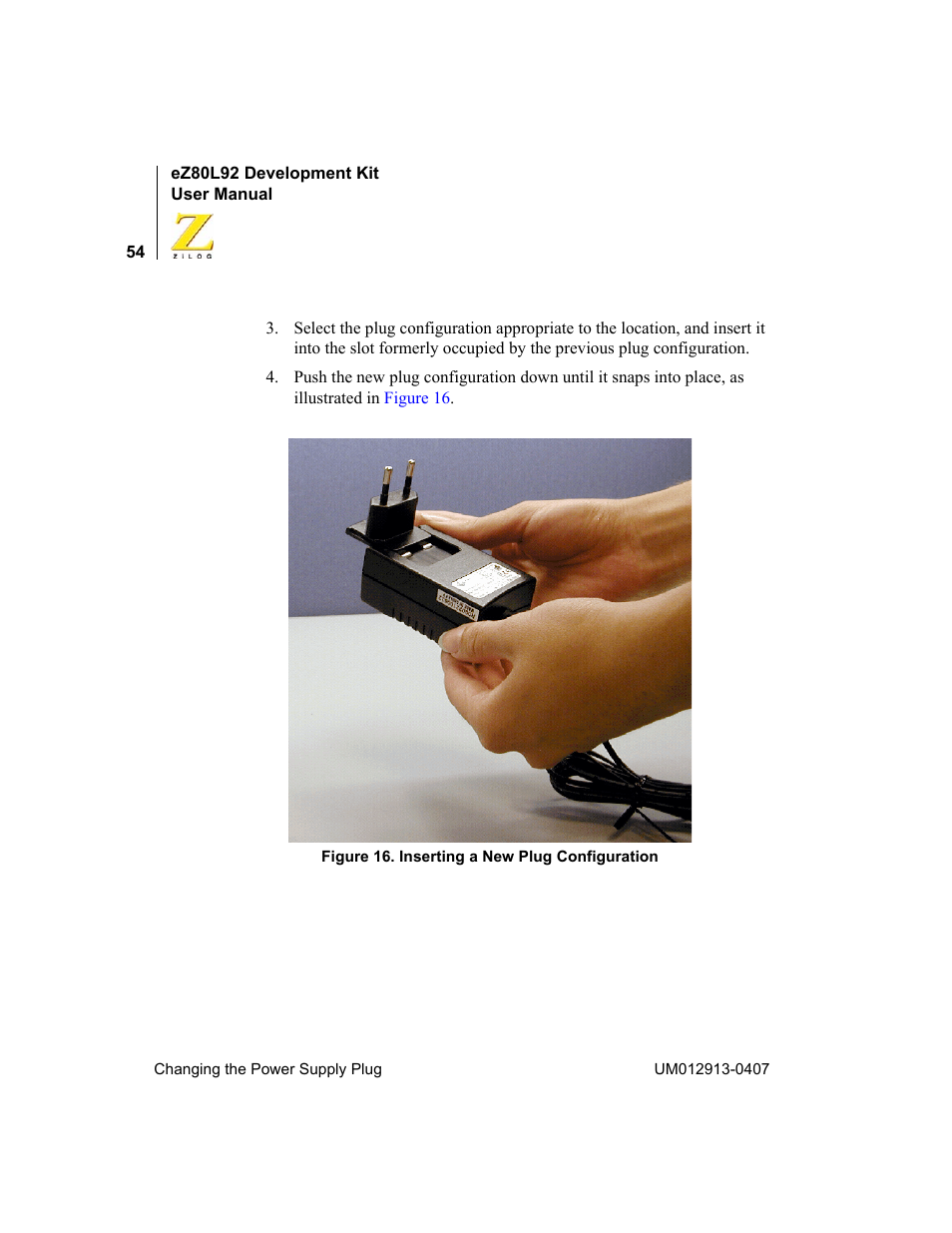 Zilog EZ80L92 User Manual | Page 58 / 86