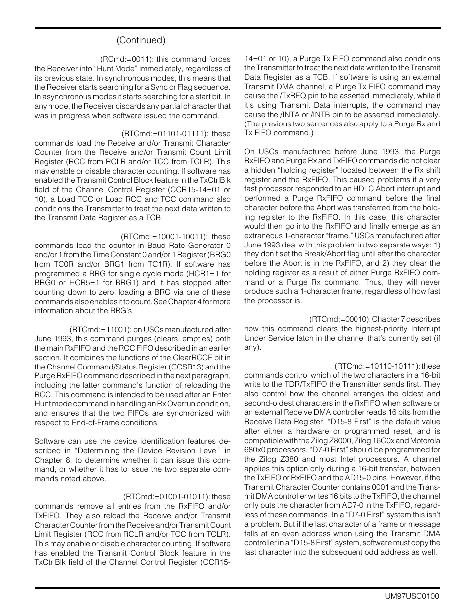 Zilog Z16C30 User Manual | Page 109 / 208