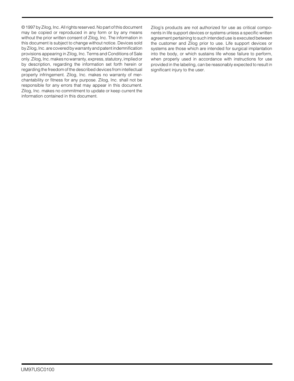 Zilog Z16C30 User Manual | Page 128 / 208