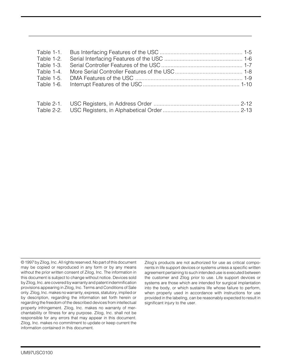 Zilog Z16C30 User Manual | Page 13 / 208