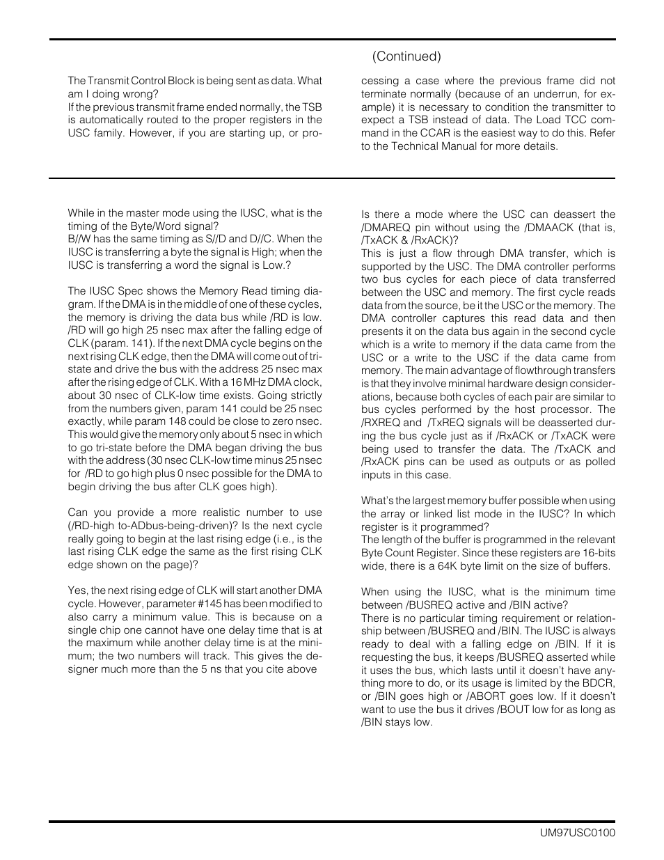Zilog Z16C30 User Manual | Page 202 / 208