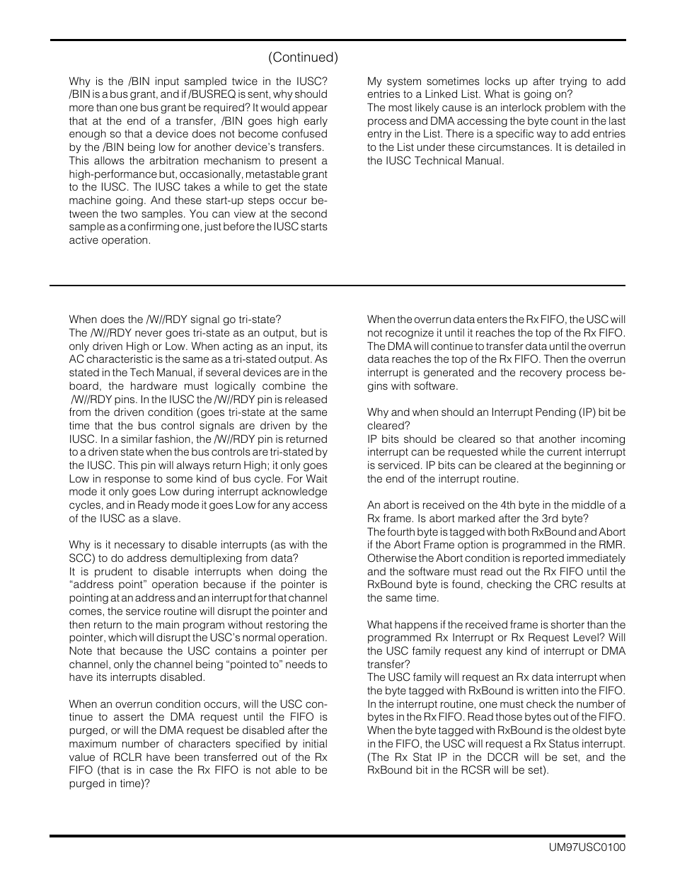 Zilog Z16C30 User Manual | Page 206 / 208