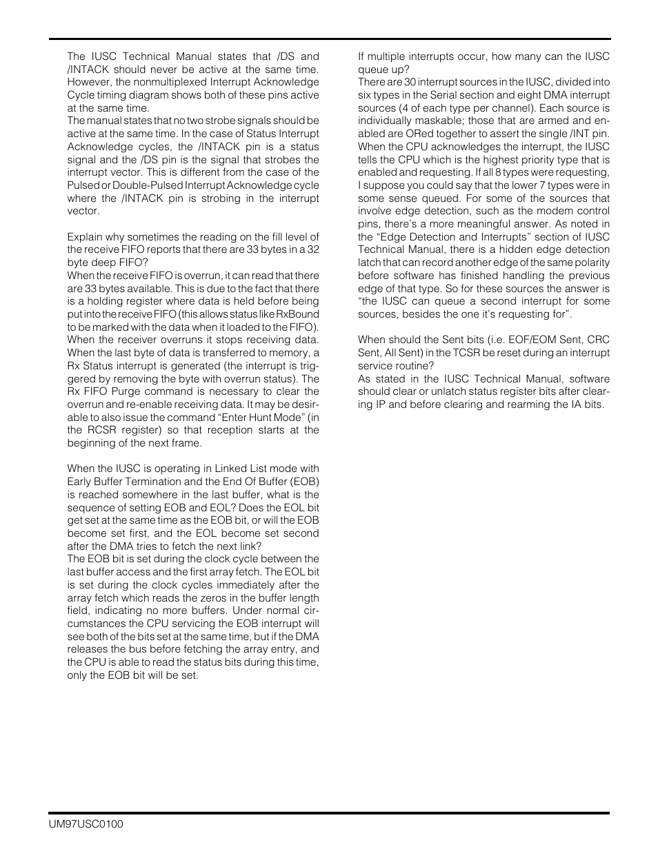 Zilog Z16C30 User Manual | Page 207 / 208