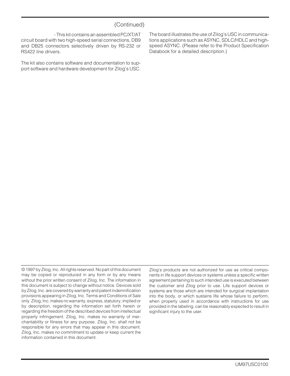 Zilog Z16C30 User Manual | Page 4 / 208