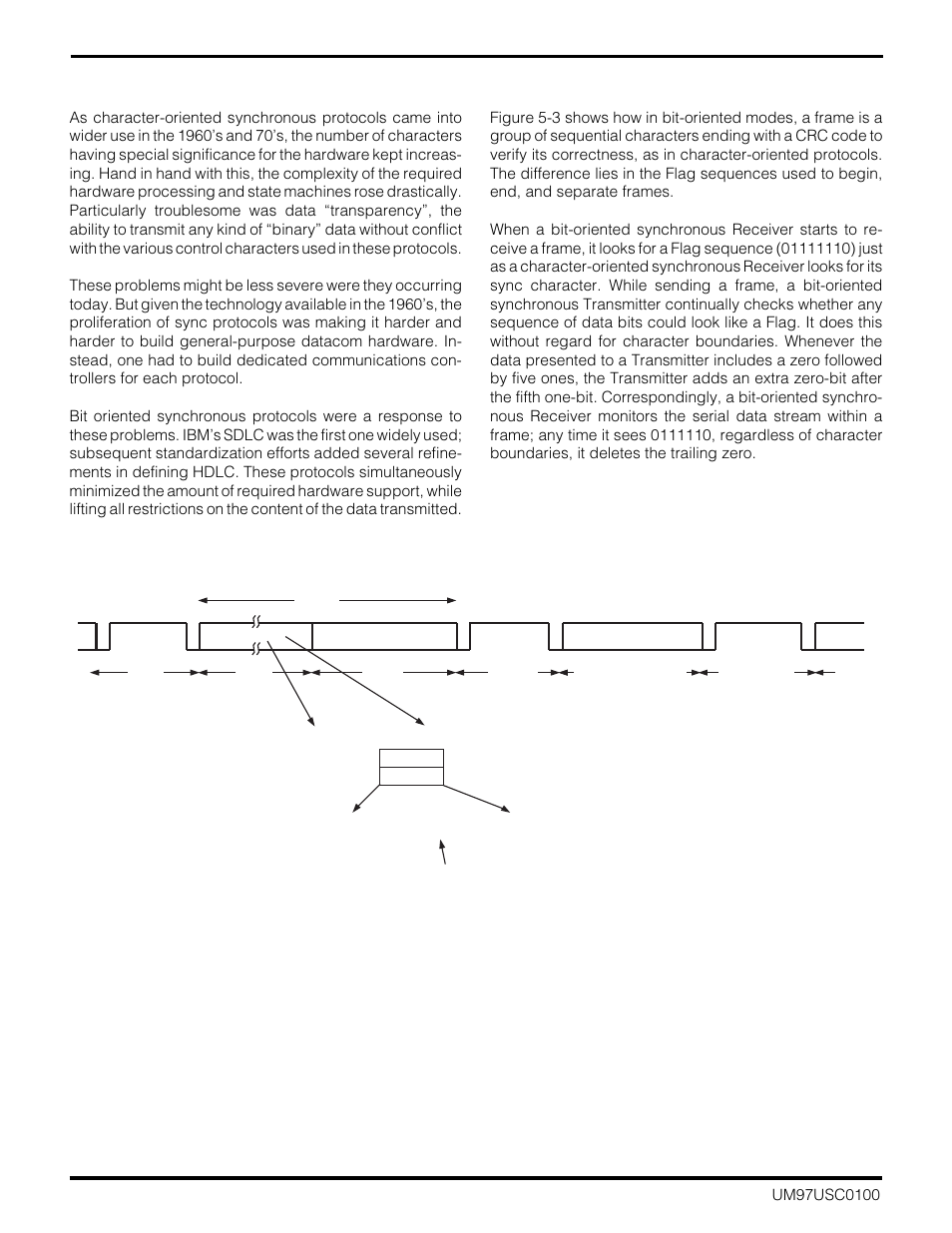 4 bit oriented synchronous modes | Zilog Z16C30 User Manual | Page 71 / 208