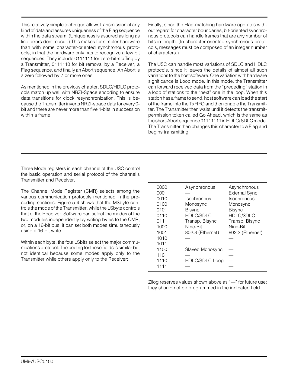 Zilog Z16C30 User Manual | Page 72 / 208