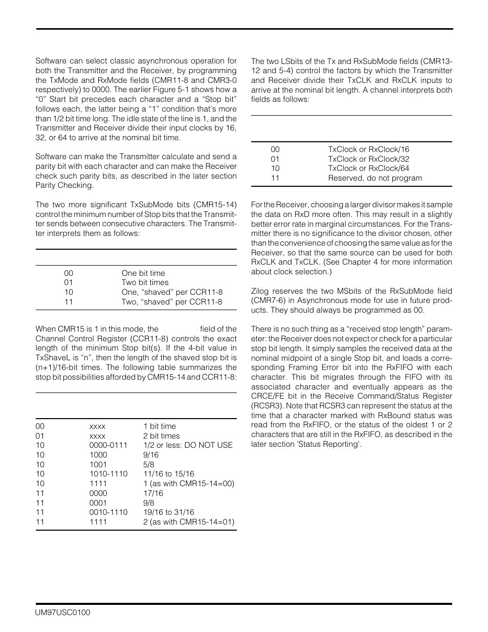 Zilog Z16C30 User Manual | Page 76 / 208