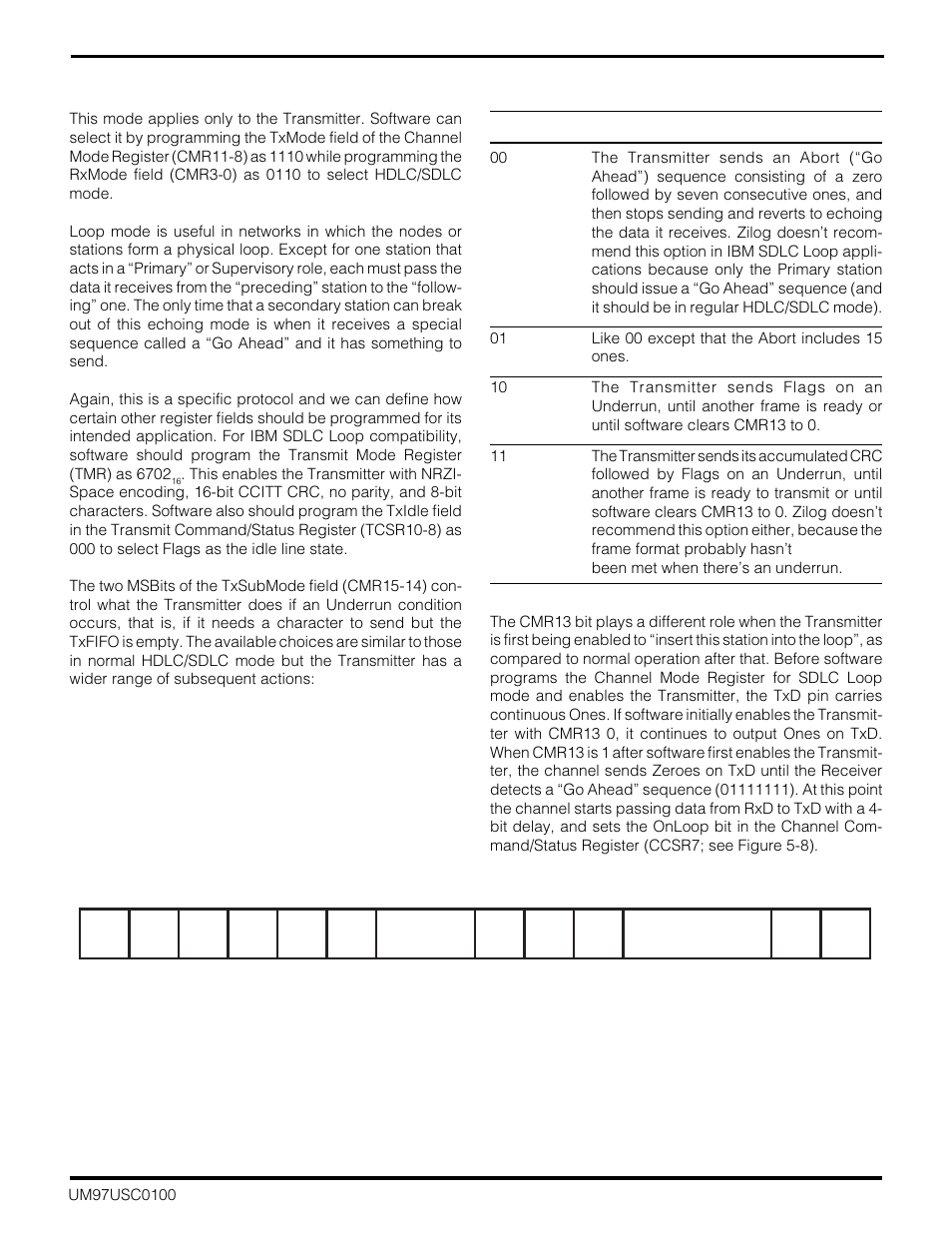 15 hdlc/sdlc loop mode | Zilog Z16C30 User Manual | Page 88 / 208