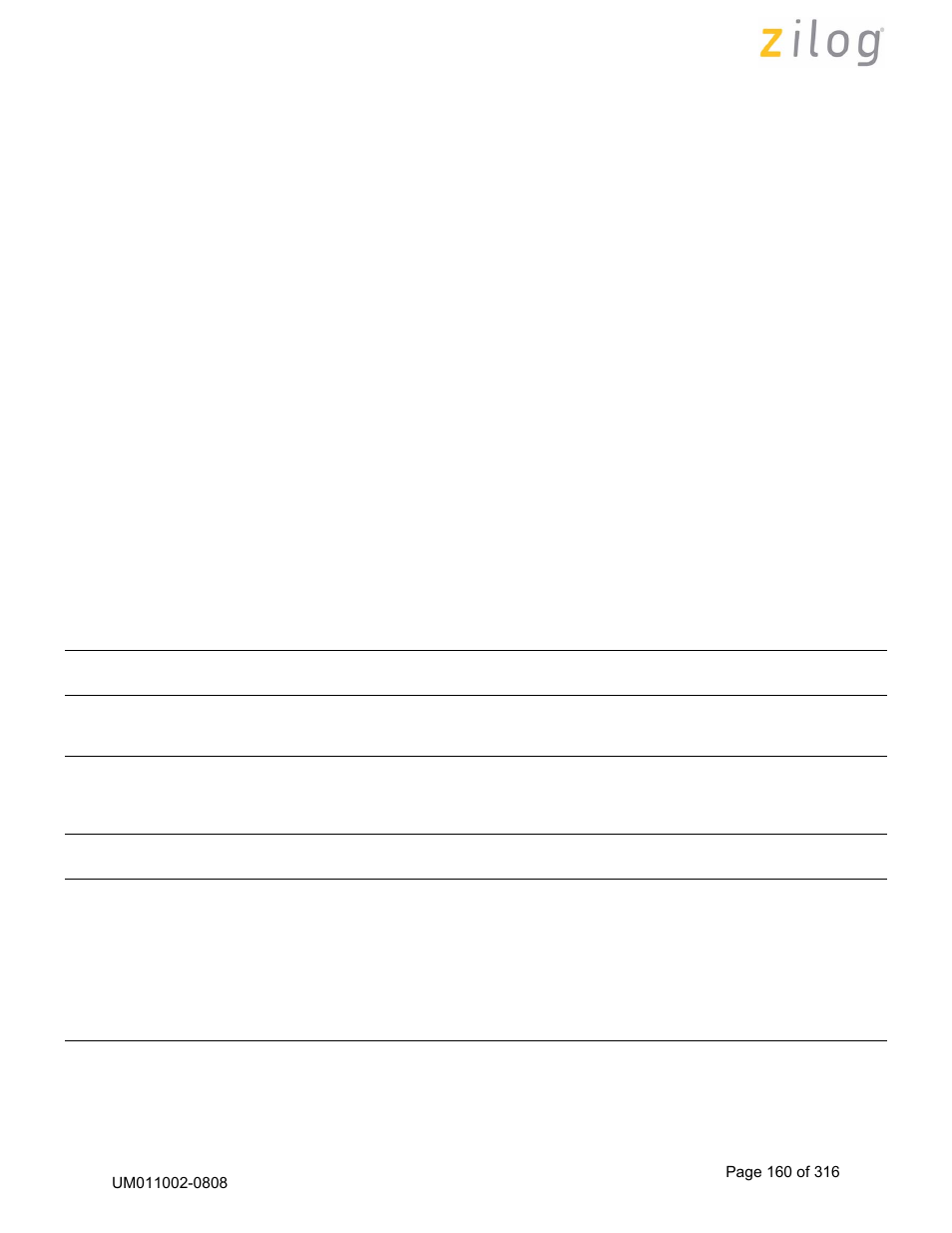 Zilog Z16C35 User Manual | Page 166 / 322