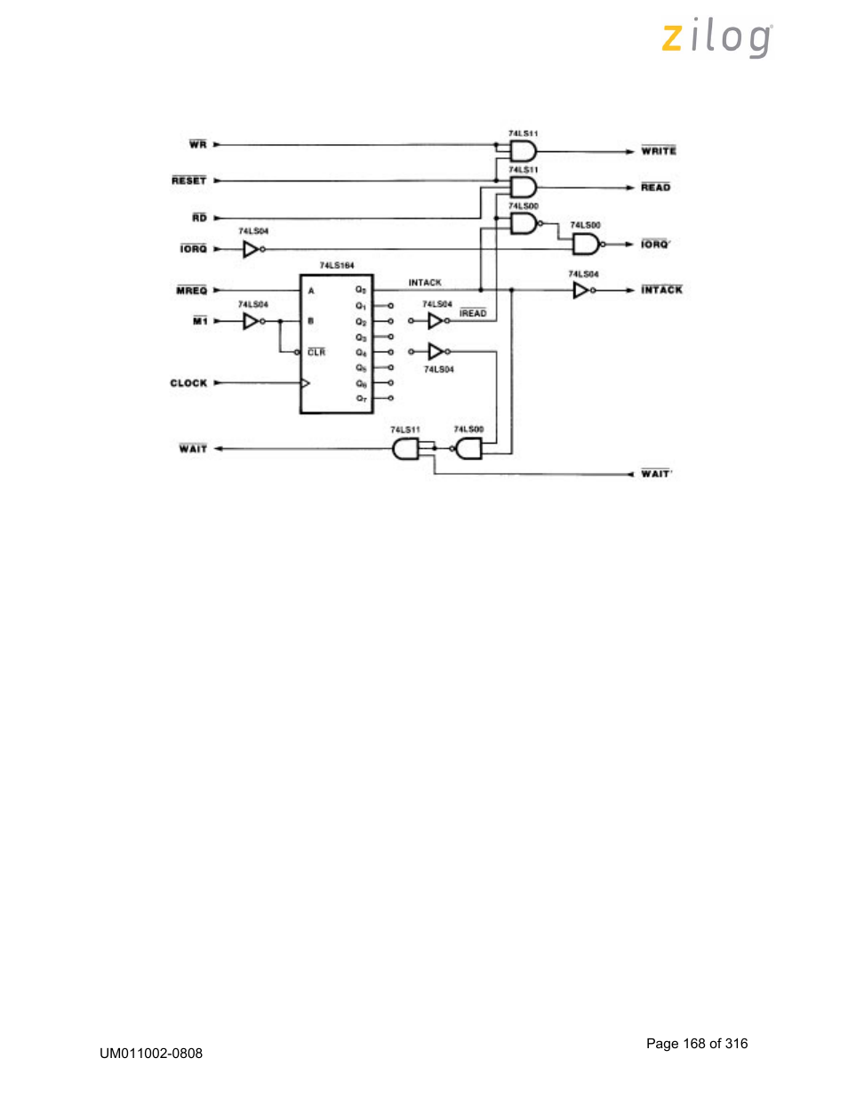 Zilog Z16C35 User Manual | Page 174 / 322