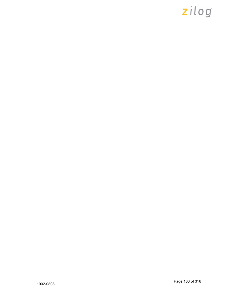 Zilog Z16C35 User Manual | Page 189 / 322