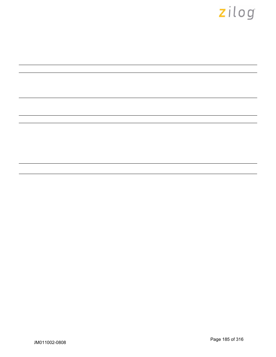 Zilog Z16C35 User Manual | Page 191 / 322