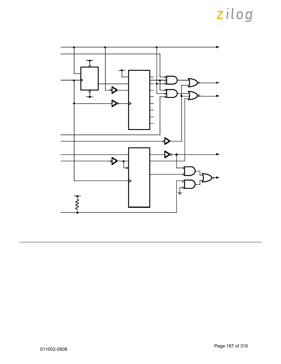 Continued), Interrupt acknowledge cycle timing | Zilog Z16C35 User Manual | Page 193 / 322