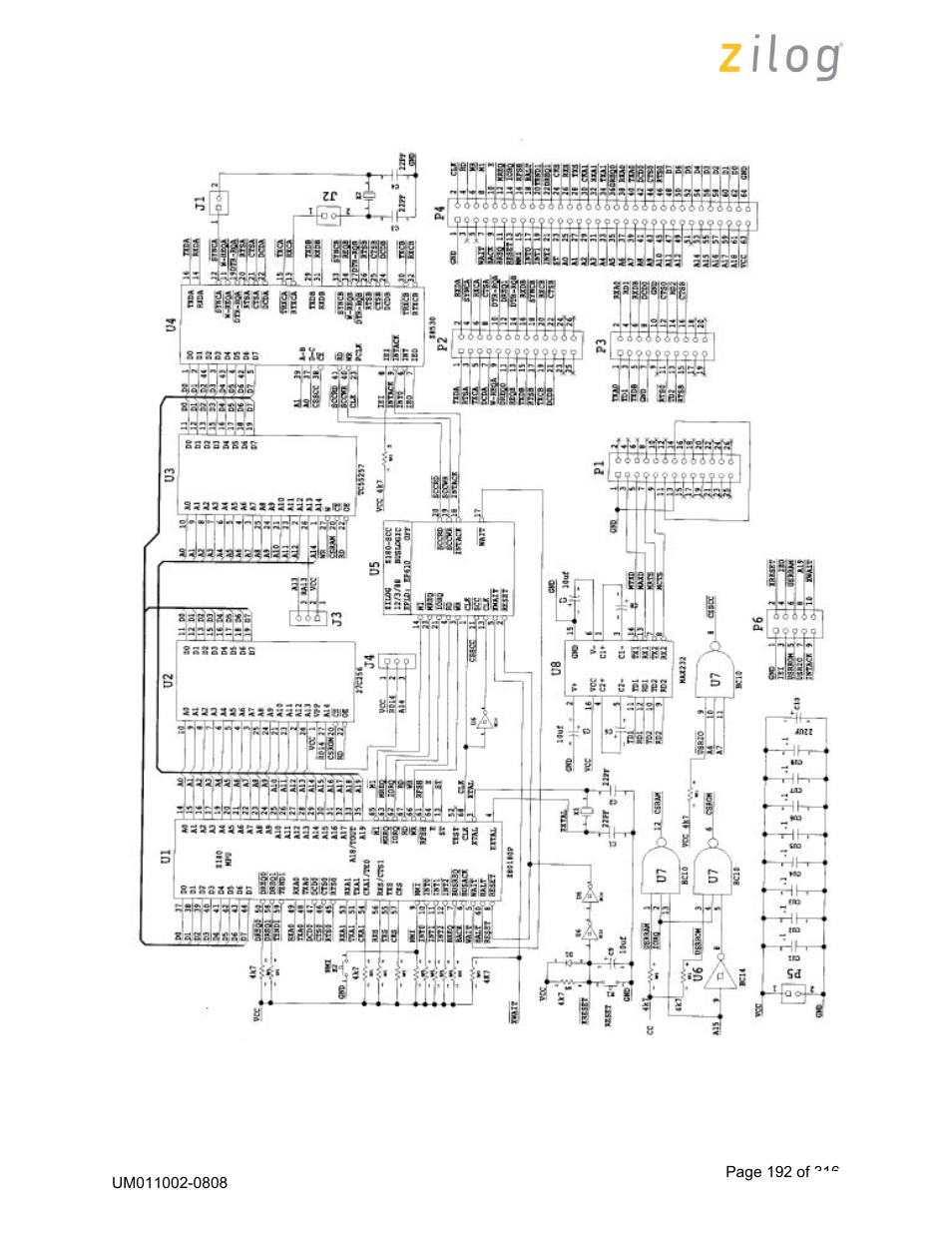 Zilog Z16C35 User Manual | Page 198 / 322
