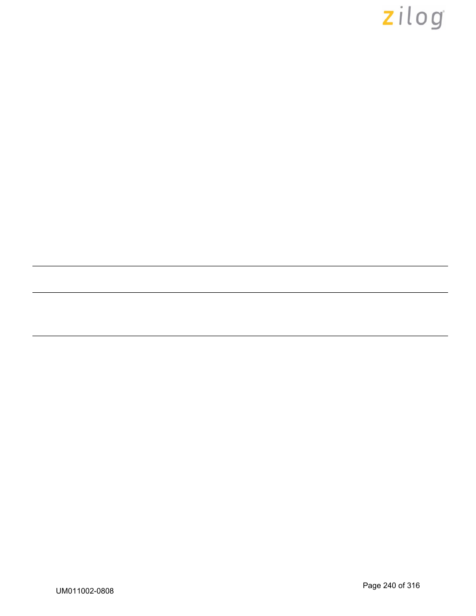 Zilog Z16C35 User Manual | Page 246 / 322