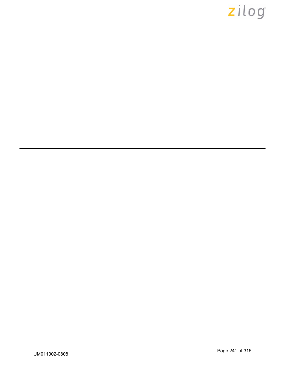 Zilog Z16C35 User Manual | Page 247 / 322
