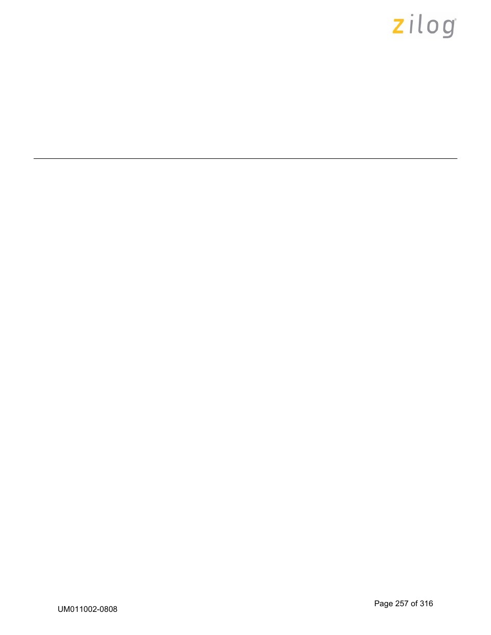 Zilog Z16C35 User Manual | Page 263 / 322