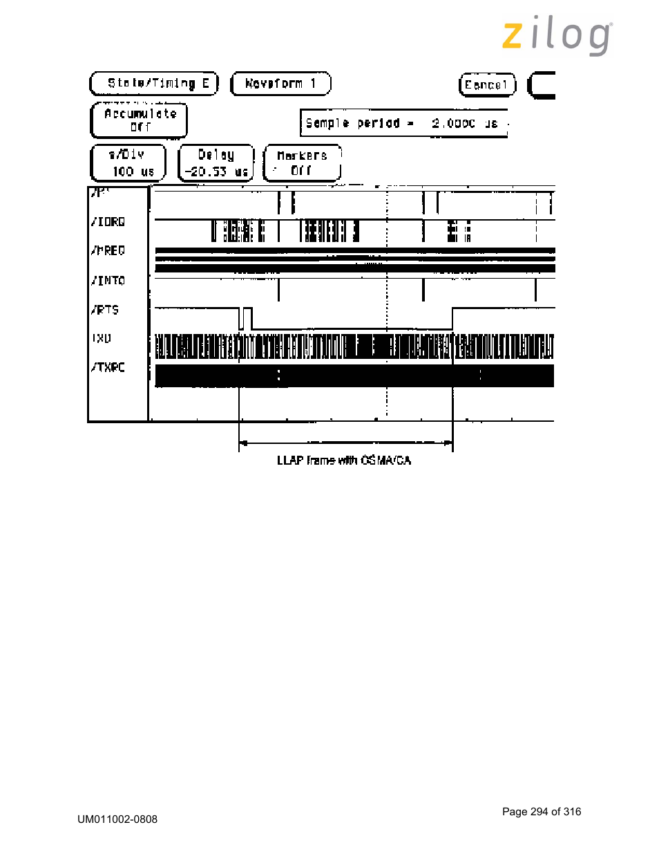 Zilog Z16C35 User Manual | Page 300 / 322