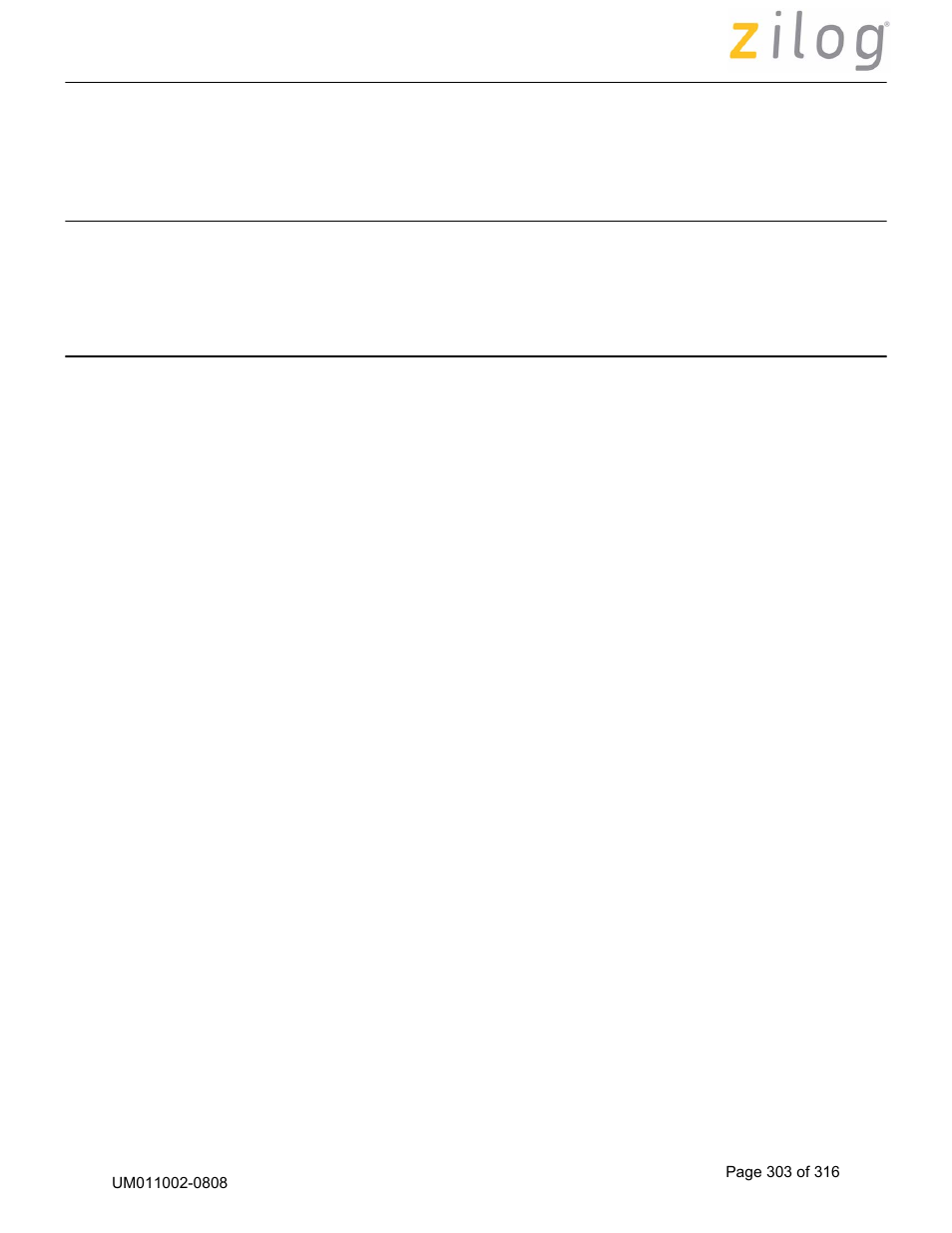 Zilog Z16C35 User Manual | Page 309 / 322
