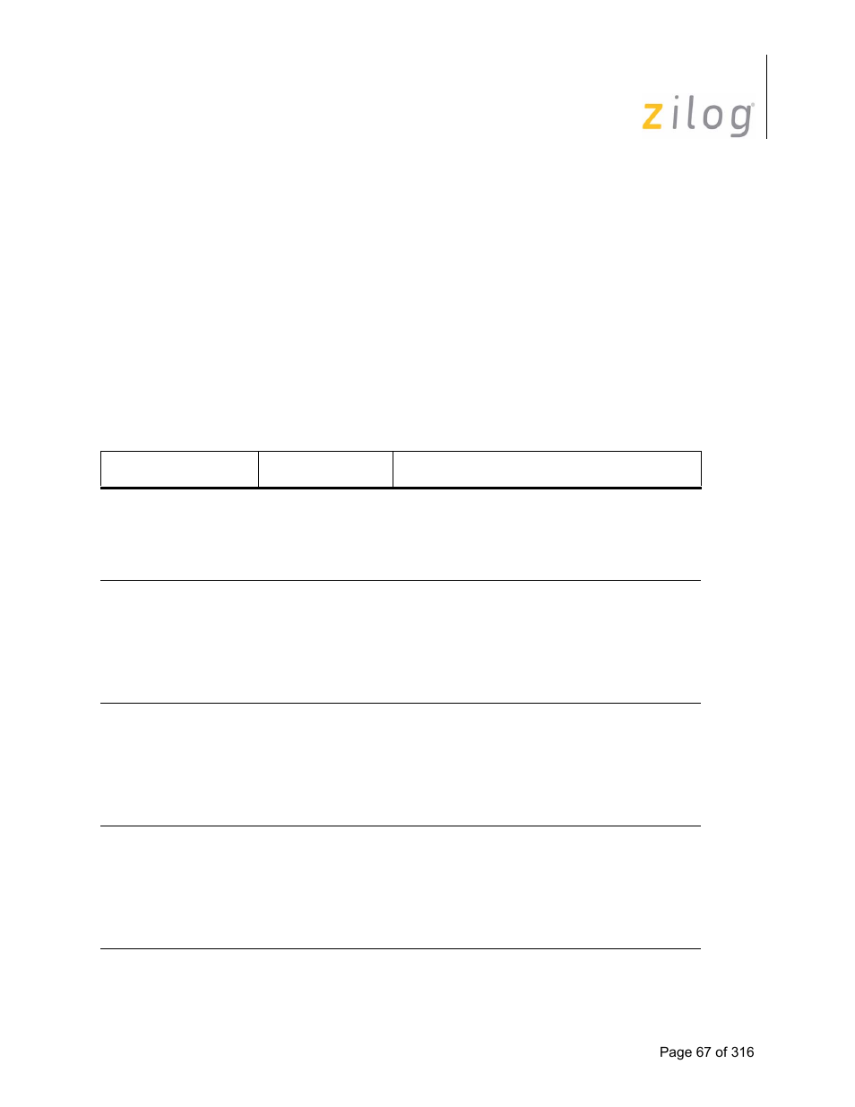 Zilog Z16C35 User Manual | Page 73 / 322
