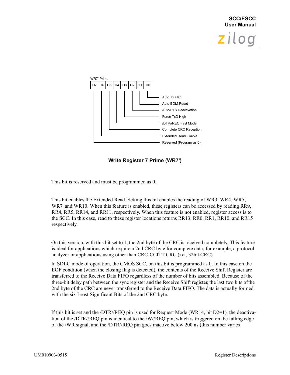 Zilog Z80230 User Manual | Page 165 / 394