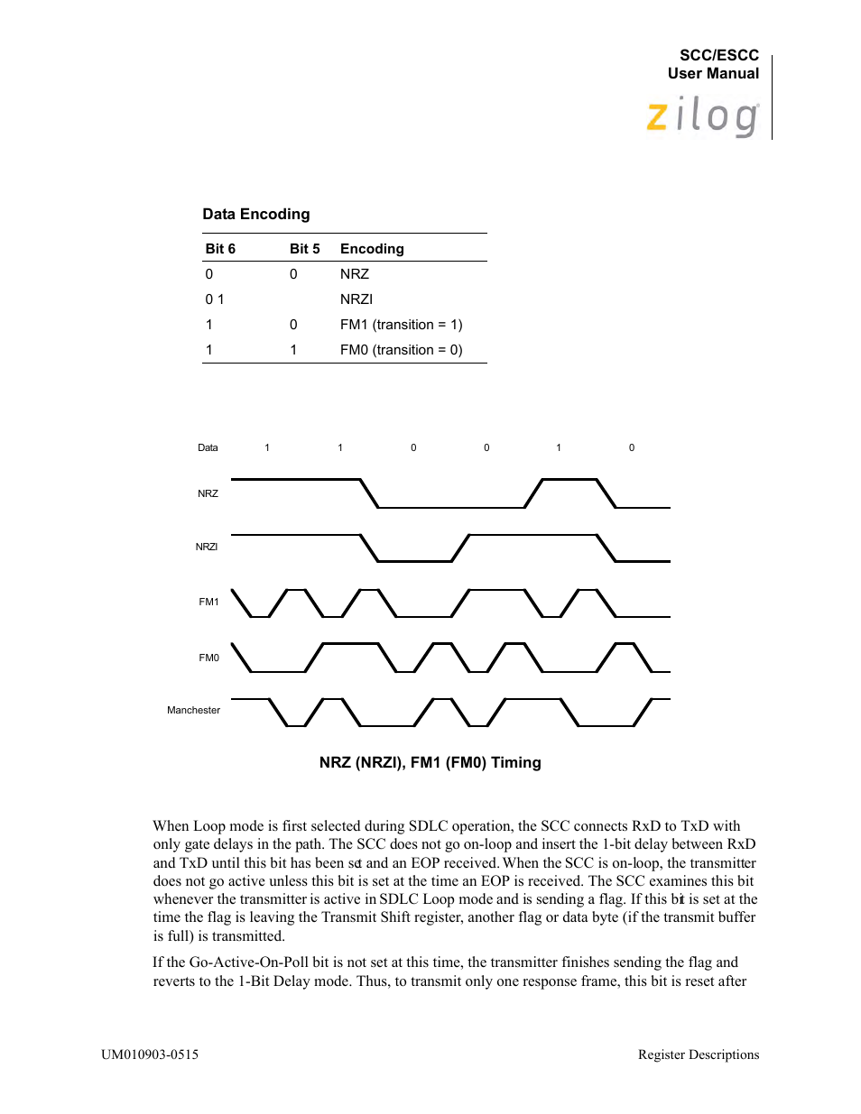 Table, Is displayed in, Figure | Zilog Z80230 User Manual | Page 170 / 394