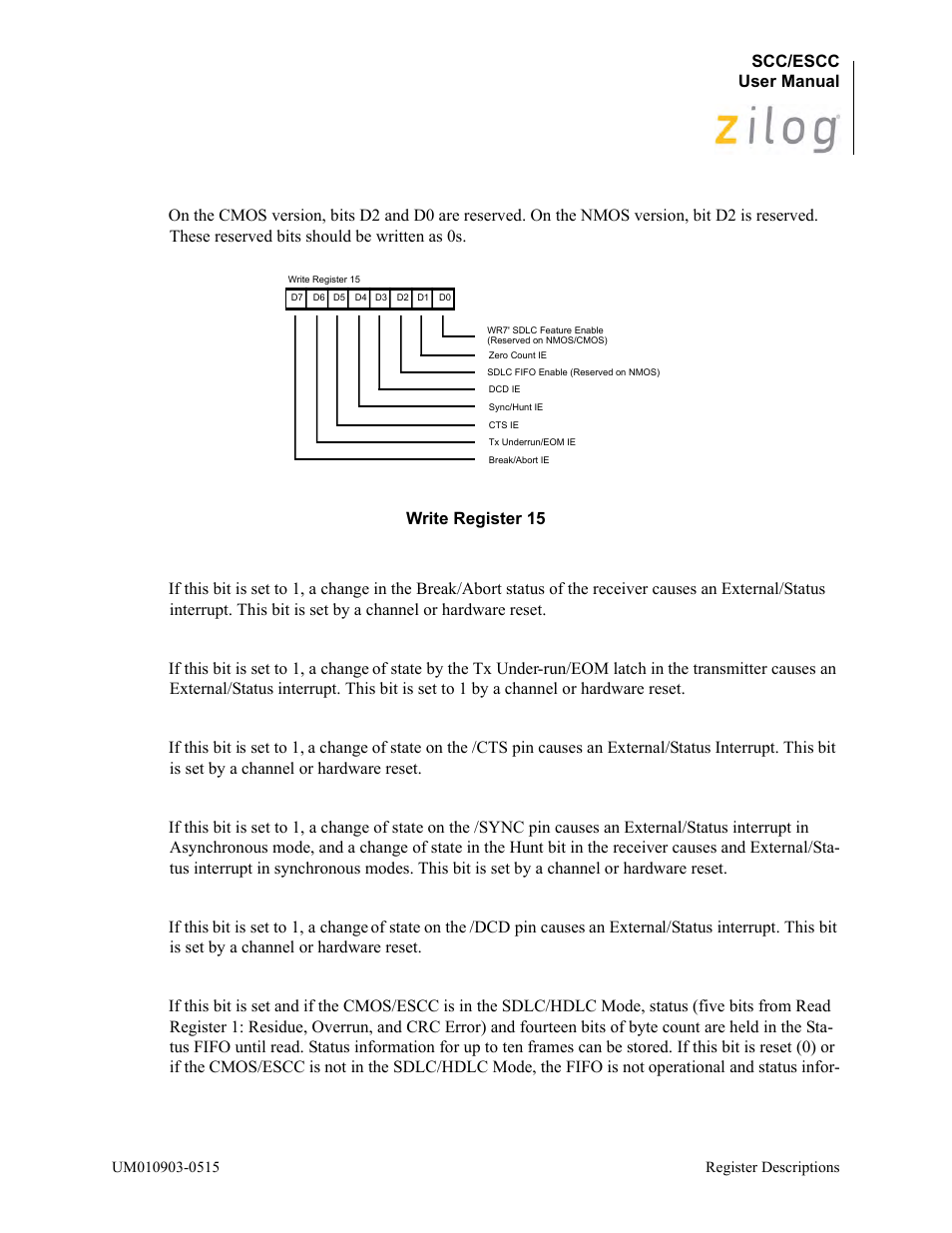 Zilog Z80230 User Manual | Page 180 / 394