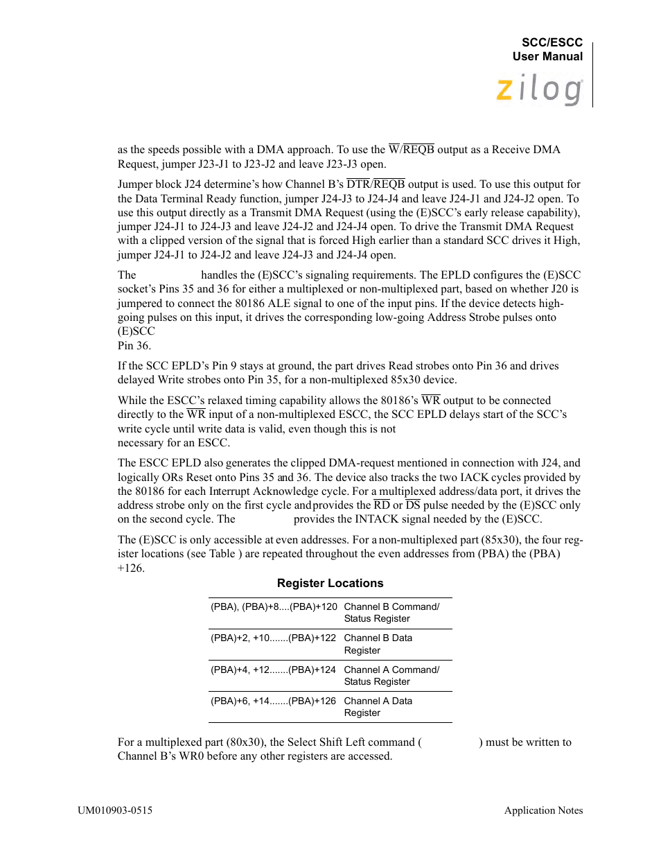 Zilog Z80230 User Manual | Page 265 / 394