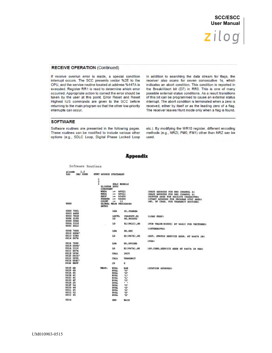 Zilog Z80230 User Manual | Page 314 / 394