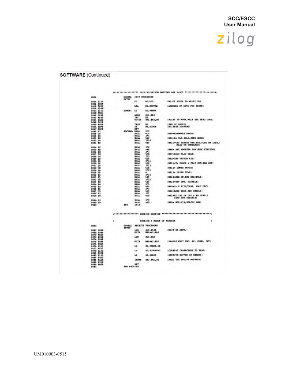 Zilog Z80230 User Manual | Page 315 / 394