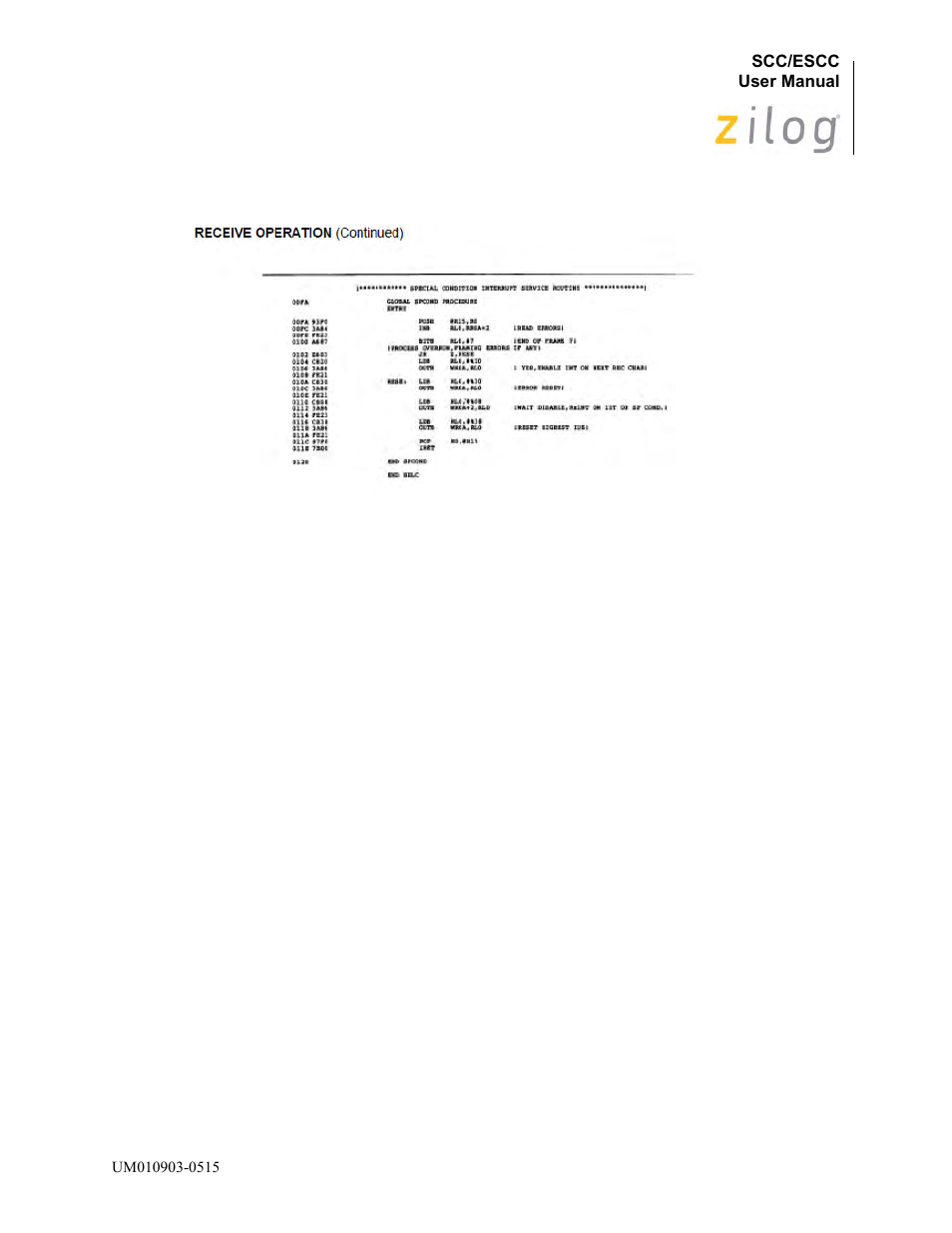 Zilog Z80230 User Manual | Page 317 / 394